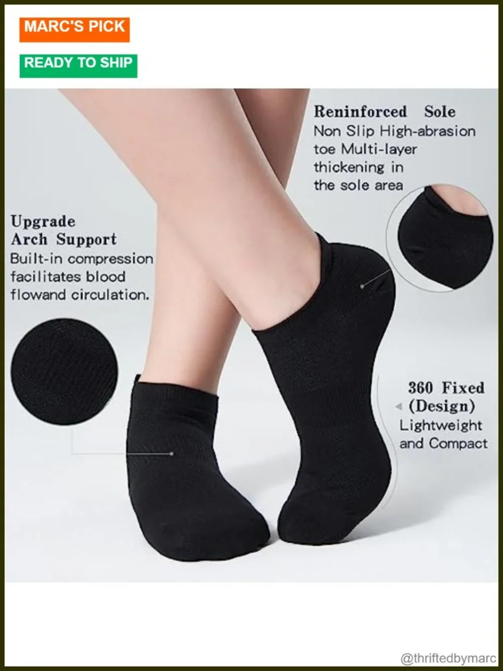 6/12 Pairs Low Cut No Show Athletic Ankle Socks Cotton Nylon Spandex